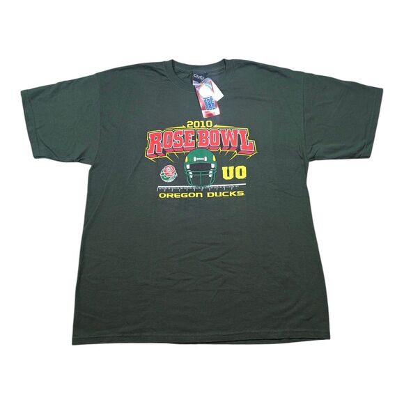 Oregon Ducks T-Shirt Football Rose Bowl 2010 University of Oregon XL NWT - Picture 2 of 6